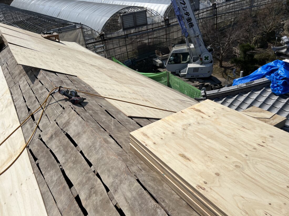 香川県多度津町屋根葺き替え工事