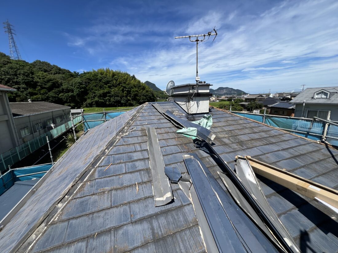 香川県善通寺市屋根カバー工事