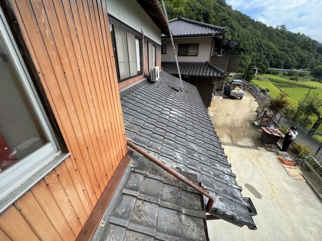 香川県まんのう町屋根葺き替え工事