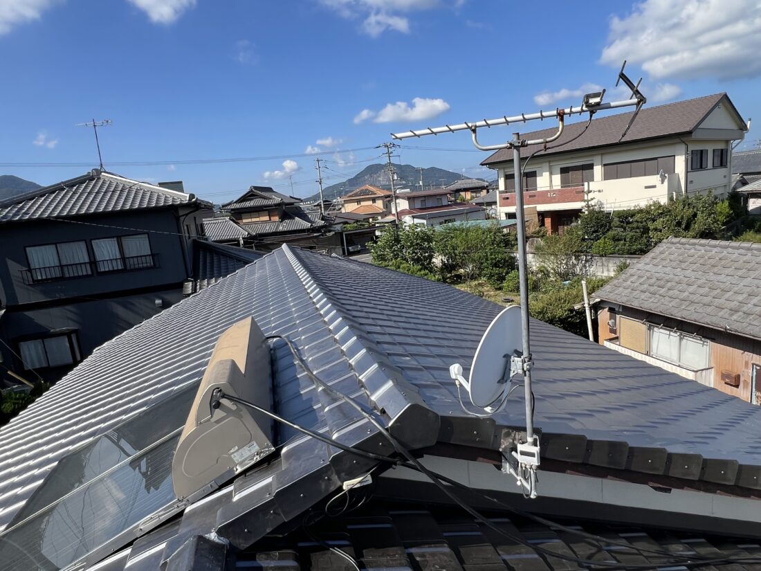 香川県善通寺市屋根葺き替え工事