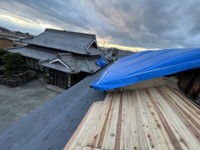 香川県丸亀市屋根葺き替え工事